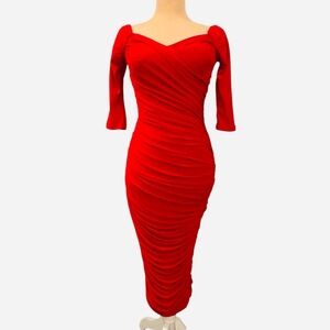 Vintage 1950s Laura Byrnes Dress XS